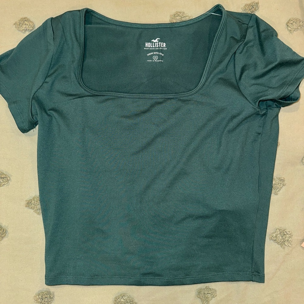 NWT Hollister Seamless Square neck tee